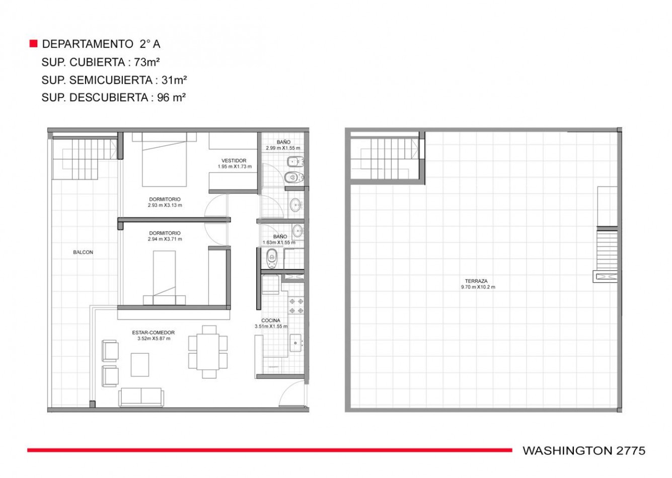 Departamento tres ambientes con terraza propia a estrenar- entrega inmediata