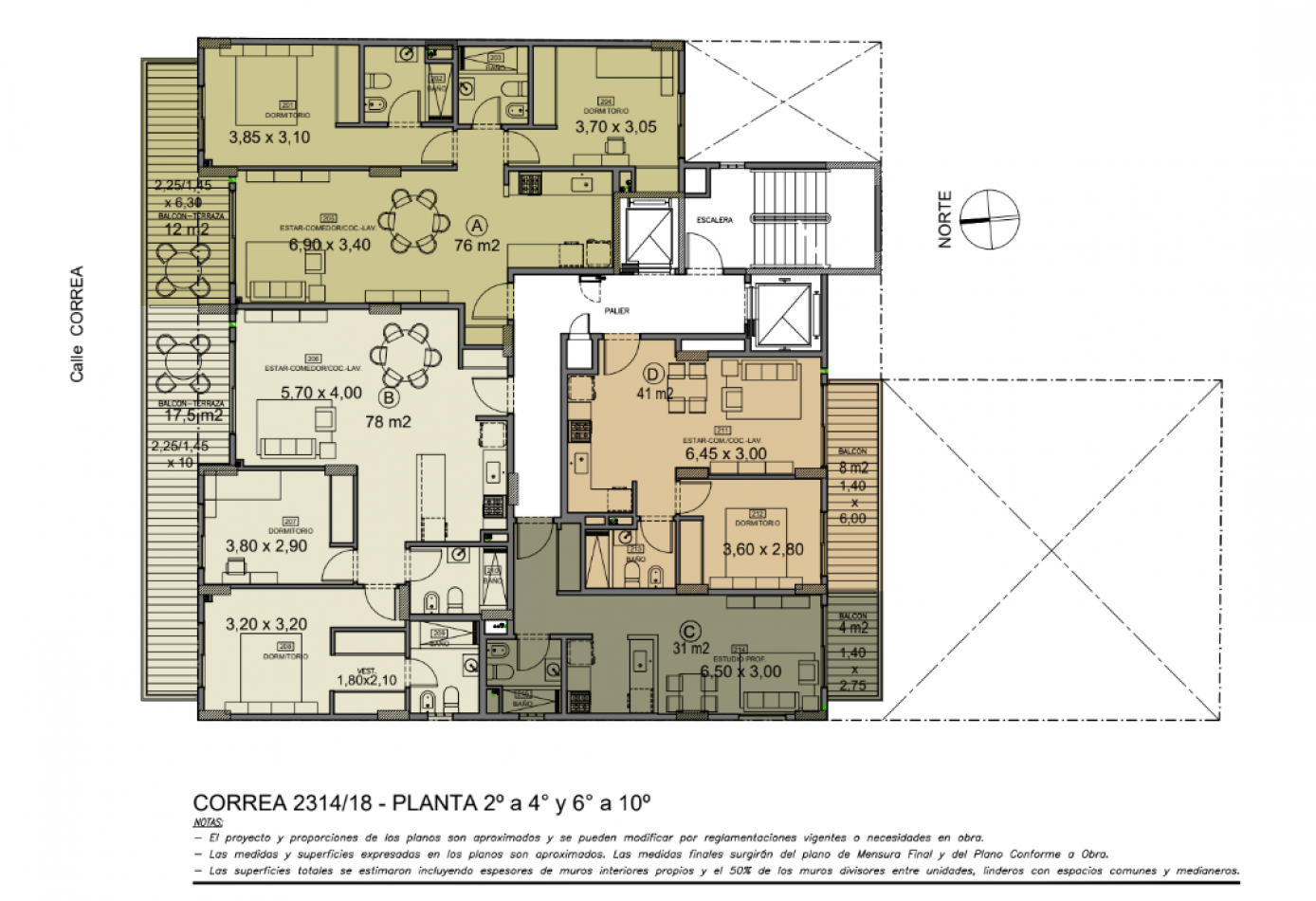 Casa Correa- departamento a estrenar