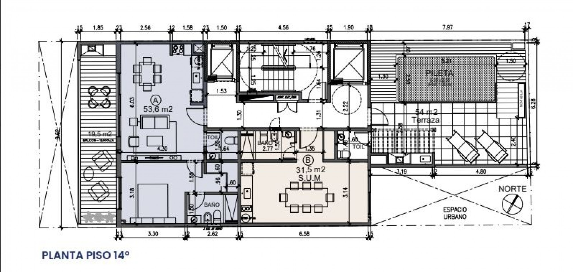 Monoambiente en venta en Nuñez piso 1° C