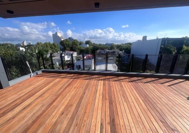 Venta tres ambientes con balcon terraza