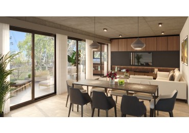 COLEGIALES- Departamento dos ambientes con patio- Entrega DICIEMBRE 2026