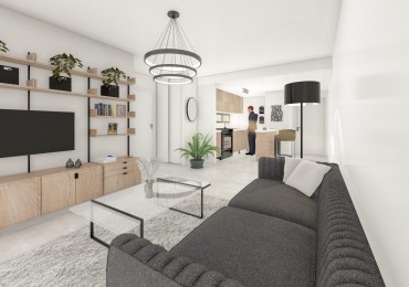 Departamento 2 ambientes Deheza y Cabildo piso 3 G